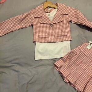 Mia Belle Blazer and Skirt